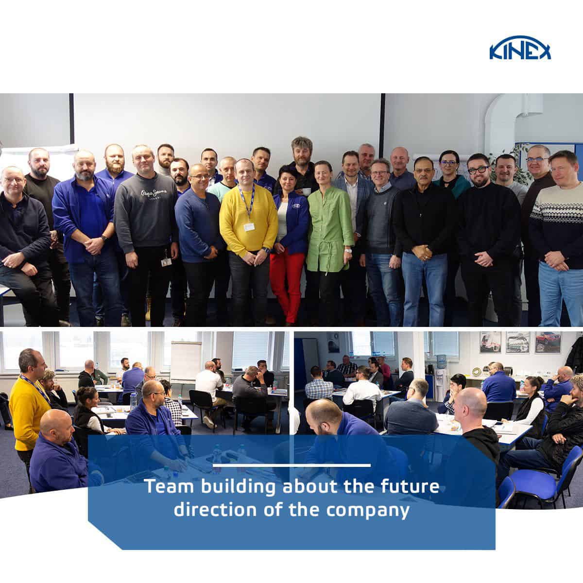 Team building about the future direction of the company