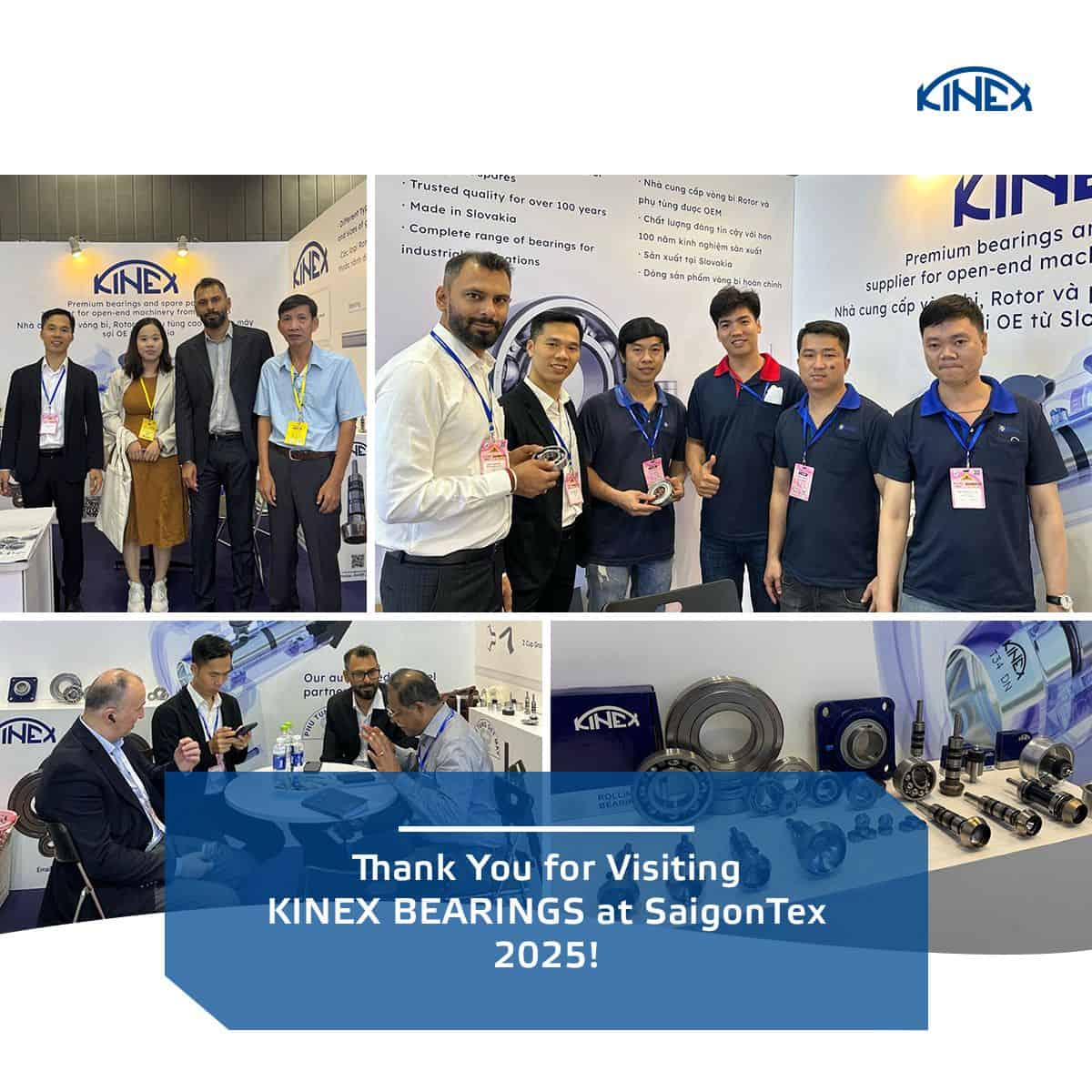 Thank You for Visiting KINEX BEARINGS at SaigonTex 2025!